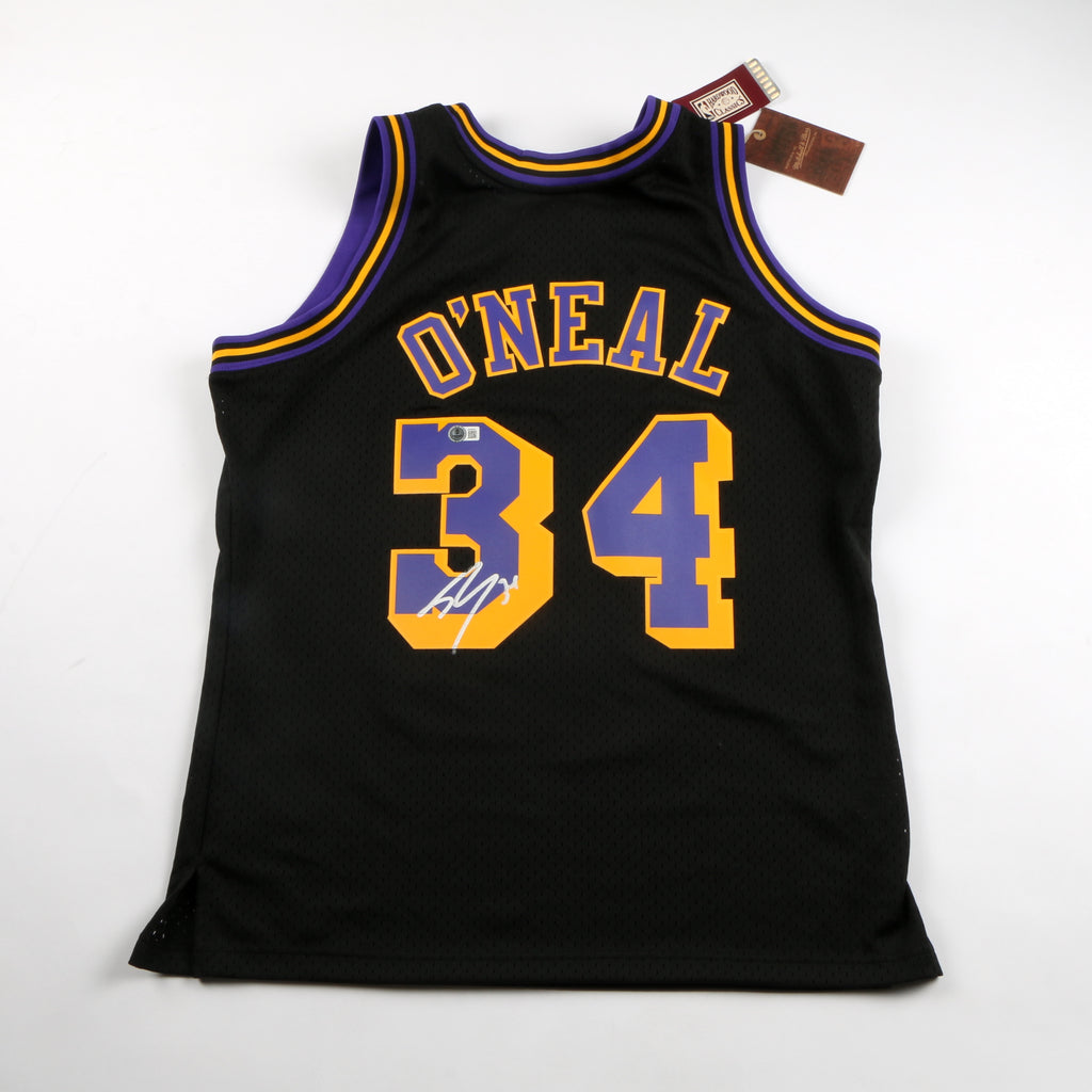 Shaq Signed Jersey Los Angeles Lakers Shaquille O'neal Auto Beckett