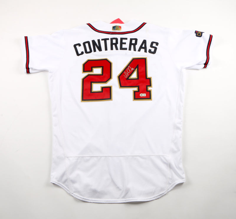 William Contreras Signed Game Worn Jersey - Atlanta Braves - Beckett COA