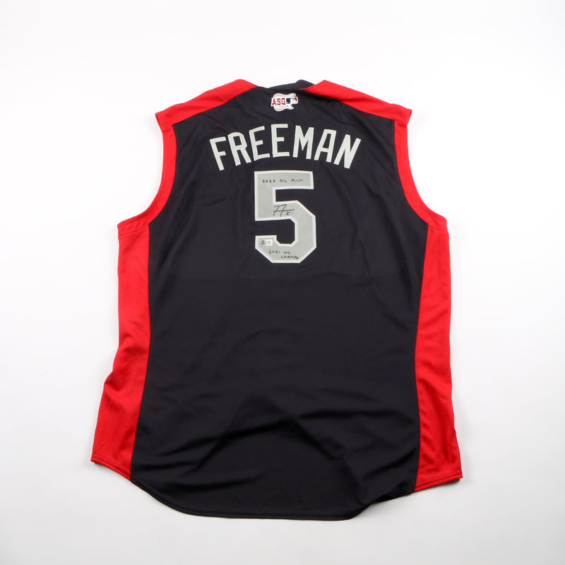 Freddie Freeman Signed 2019 All Star Jersey Braves Los Angelos Dodgers Baseball Beckett