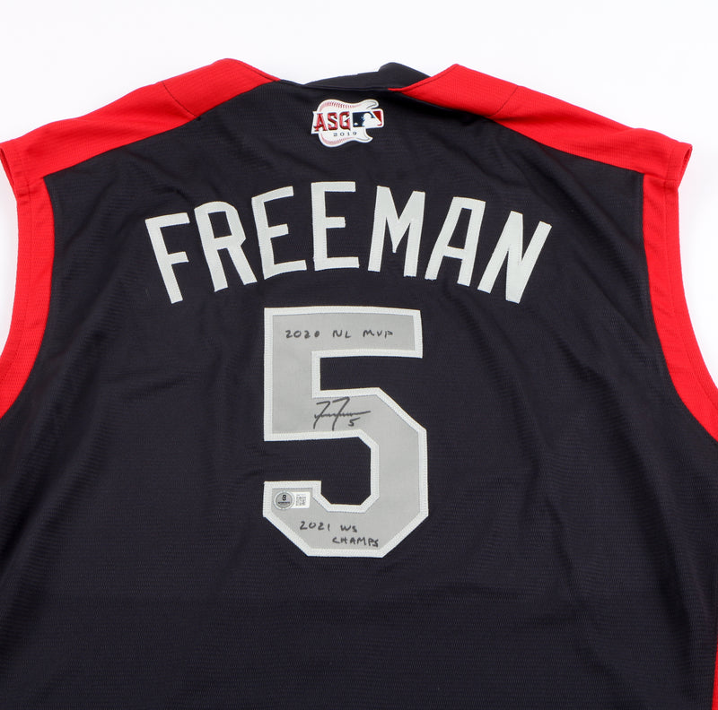 Freddie Freeman Signed 2019 All Star Jersey Braves Los Angelos Dodgers Baseball Beckett