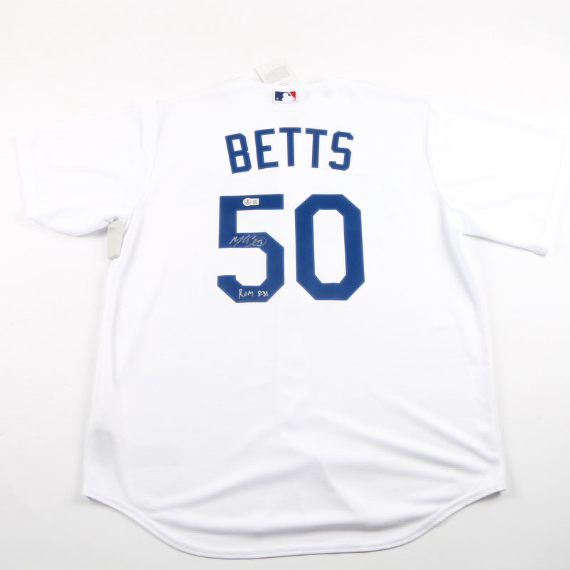 Mookie Betts Signed Jersey - Los Angeles Dodgers - Beckett COA