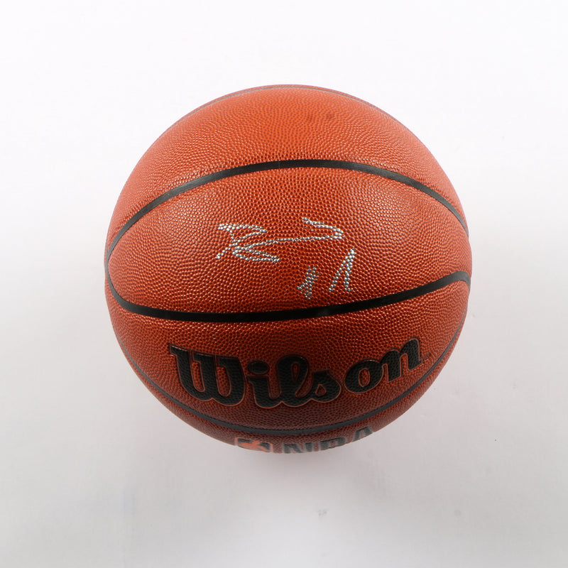 Zaccharie Risacher Signed Basketball - Atlanta Hawks - Beckett COA