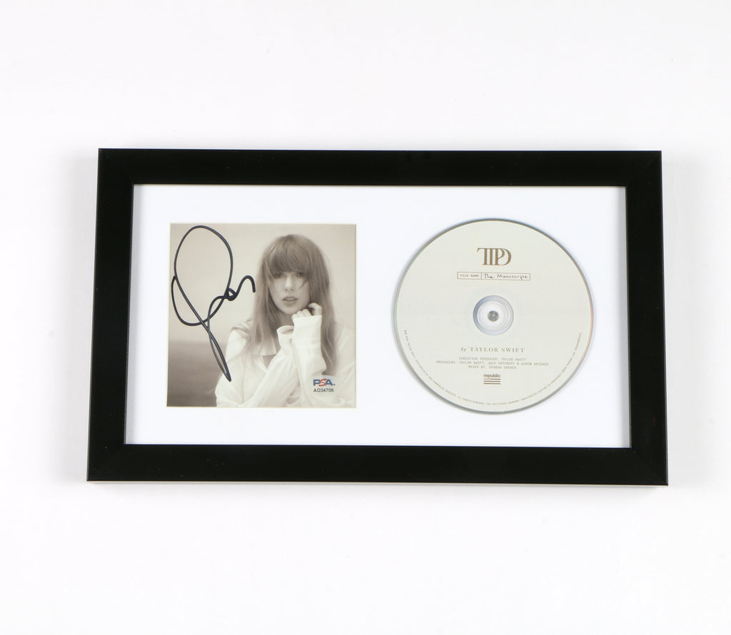 Taylor Swift Signed CD "The Tortured Poets Department" - PSA COA