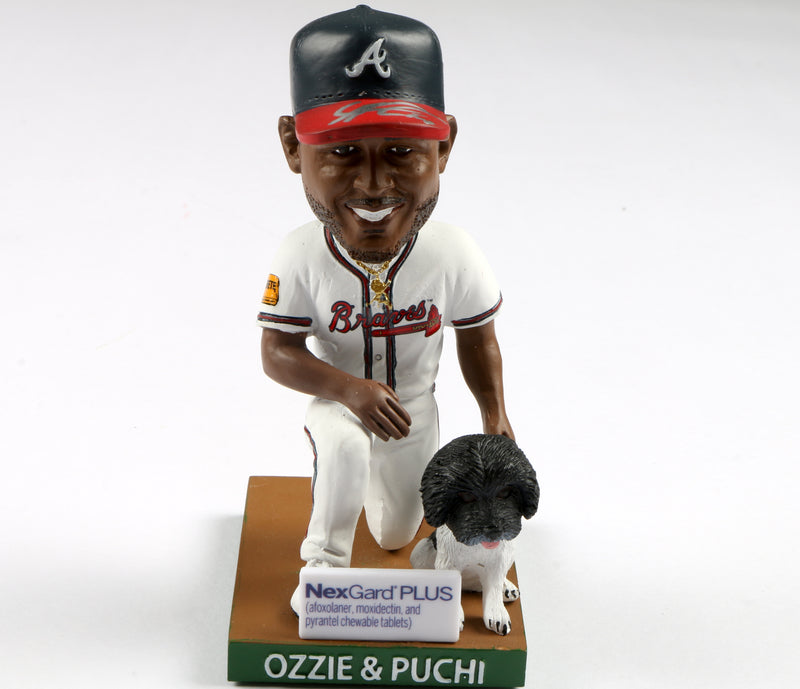 Ozzie Albies Signed Bobblehead Atlanta Braves Puchi Beckett