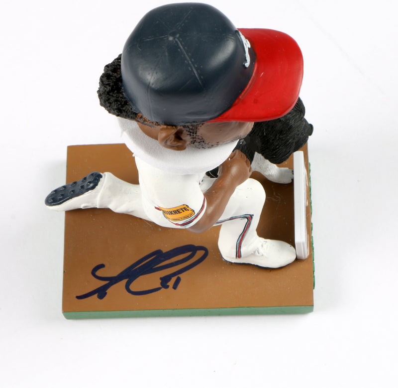 Ozzie Albies Signed Bobblehead Atlanta Braves Puchi Beckett