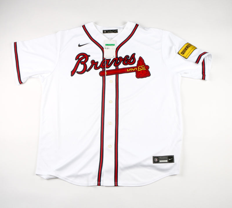 Ozzie Albies Signed Jersey Autograph Atlanta Braves - White Beckett