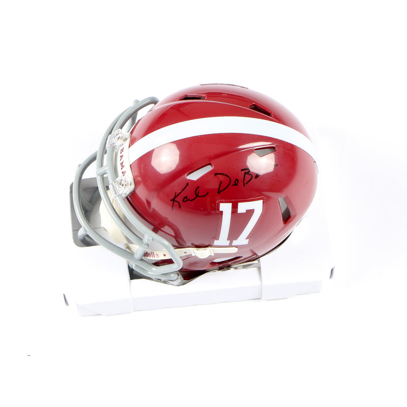 Kalen DeBoer Signed Alabama Mini Helmet Beckett COA