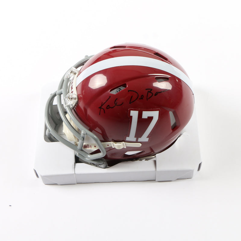 Kalen DeBoer Signed Alabama Mini Helmet Beckett COA