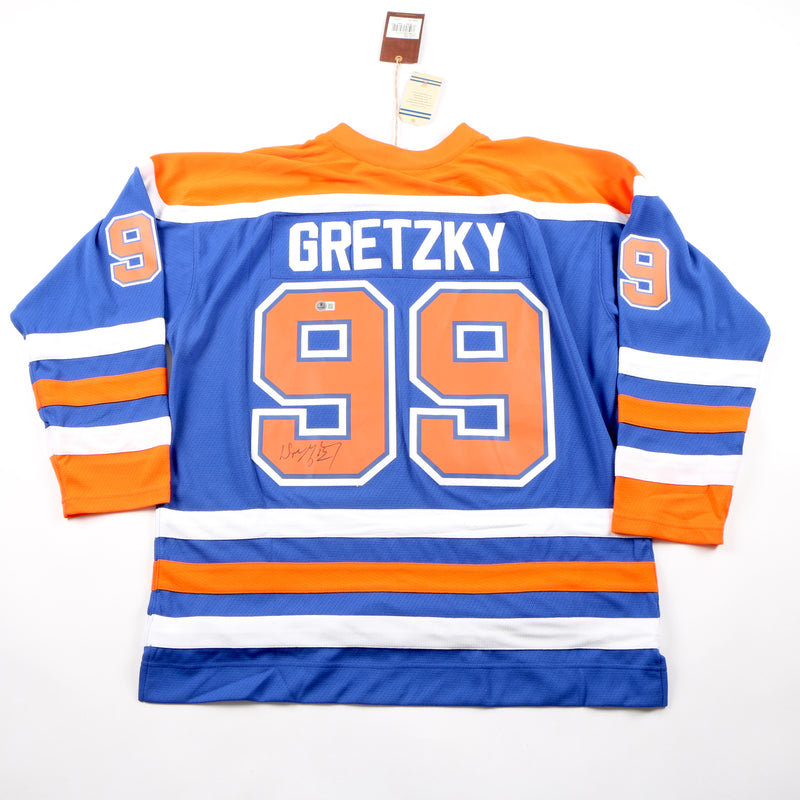 Wayne Gretzky Signed Jersey Edmonton Oilers  - Beckett COA