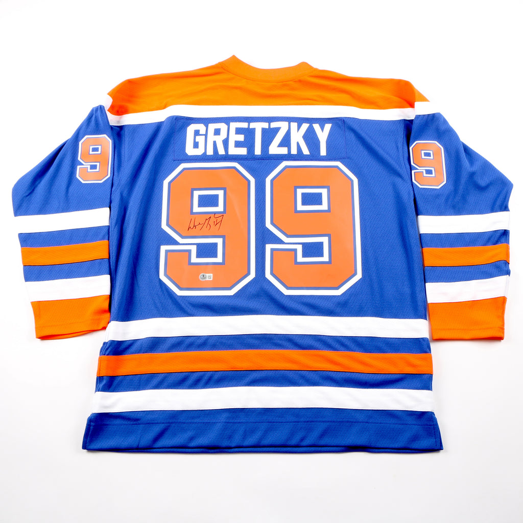 Wayne Gretzky Signed Jersey Edmonton Oilers Beckett COA