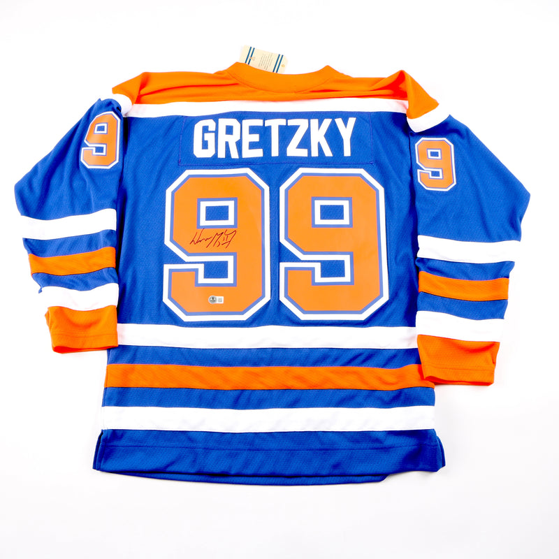 Wayne Gretzky Signed Jersey Edmonton Oilers Beckett COA