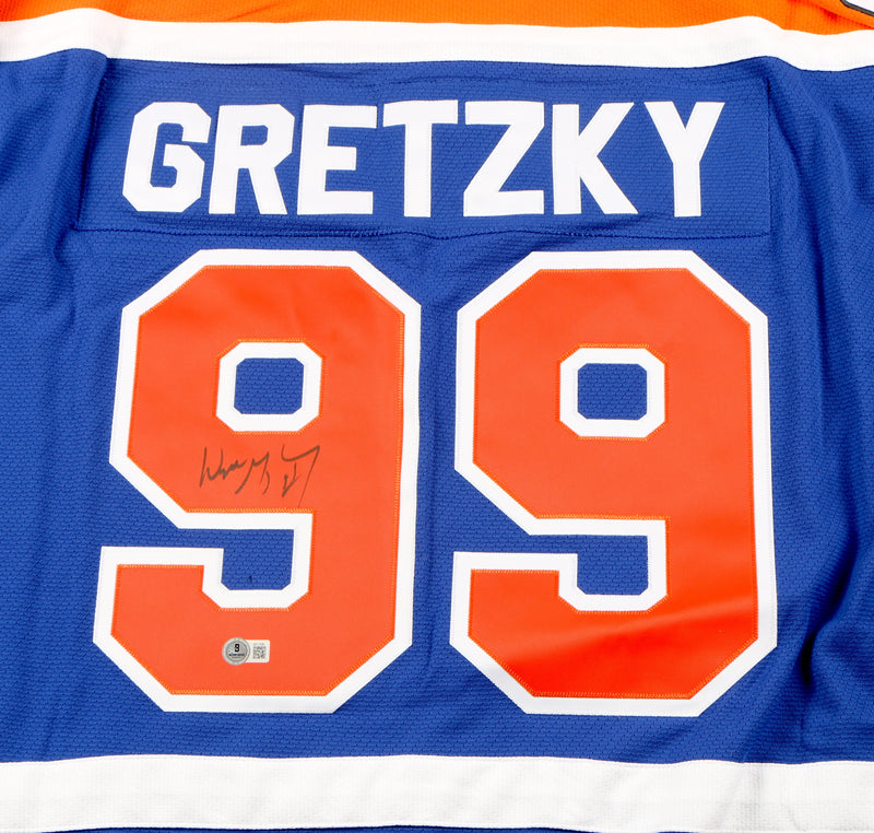 Wayne Gretzky Signed Jersey Edmonton Oilers Beckett COA