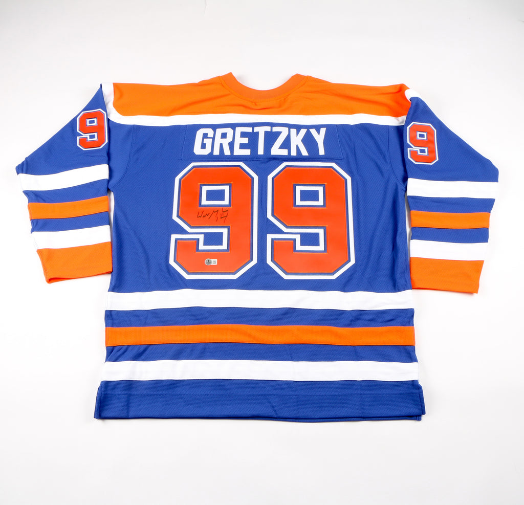 Wayne Gretzky Signed Jersey Edmonton Oilers Beckett COA