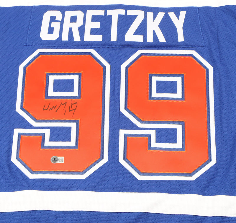 Wayne Gretzky Signed Jersey Edmonton Oilers Beckett COA