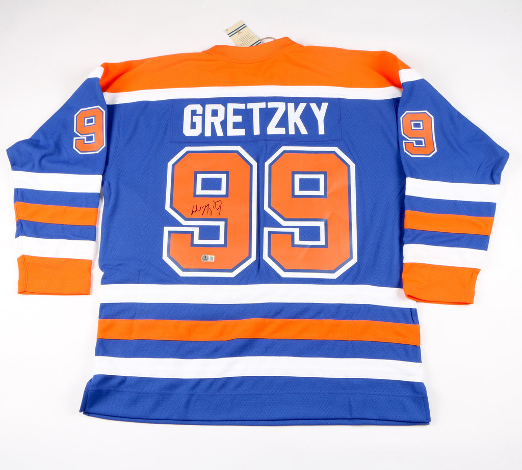 Wayne Gretzky Signed Jersey Edmonton Oilers Beckett COA