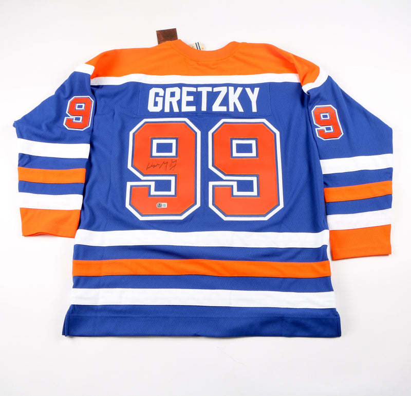 Wayne Gretzky Signed Jersey Edmonton Oilers Beckett COA