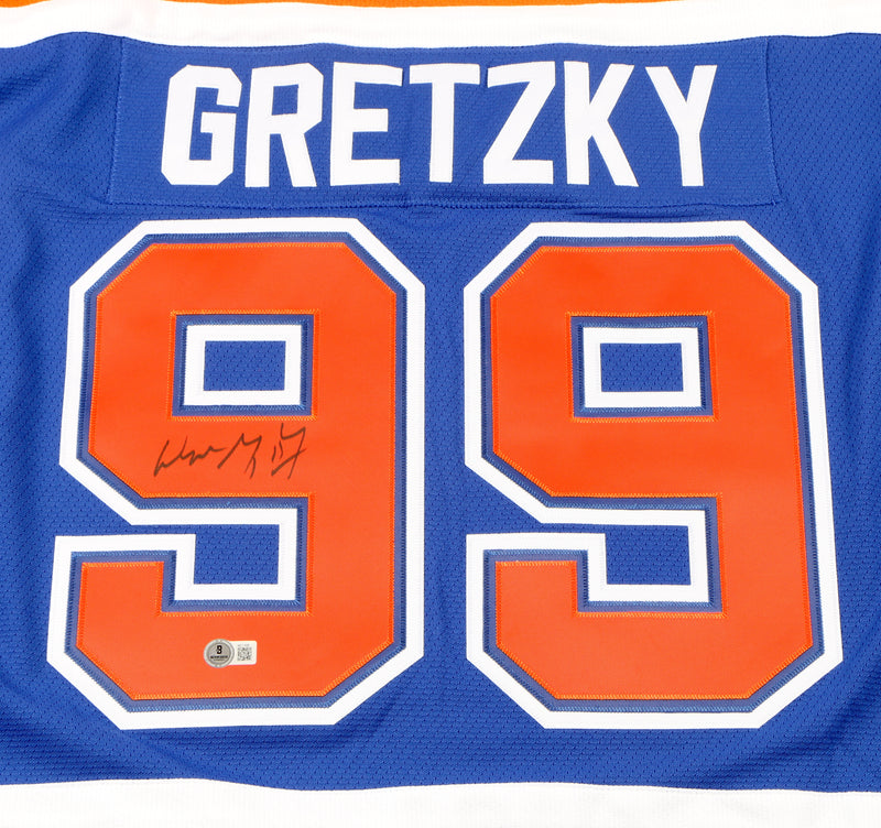 Wayne Gretzky Signed Jersey Edmonton Oilers Beckett COA