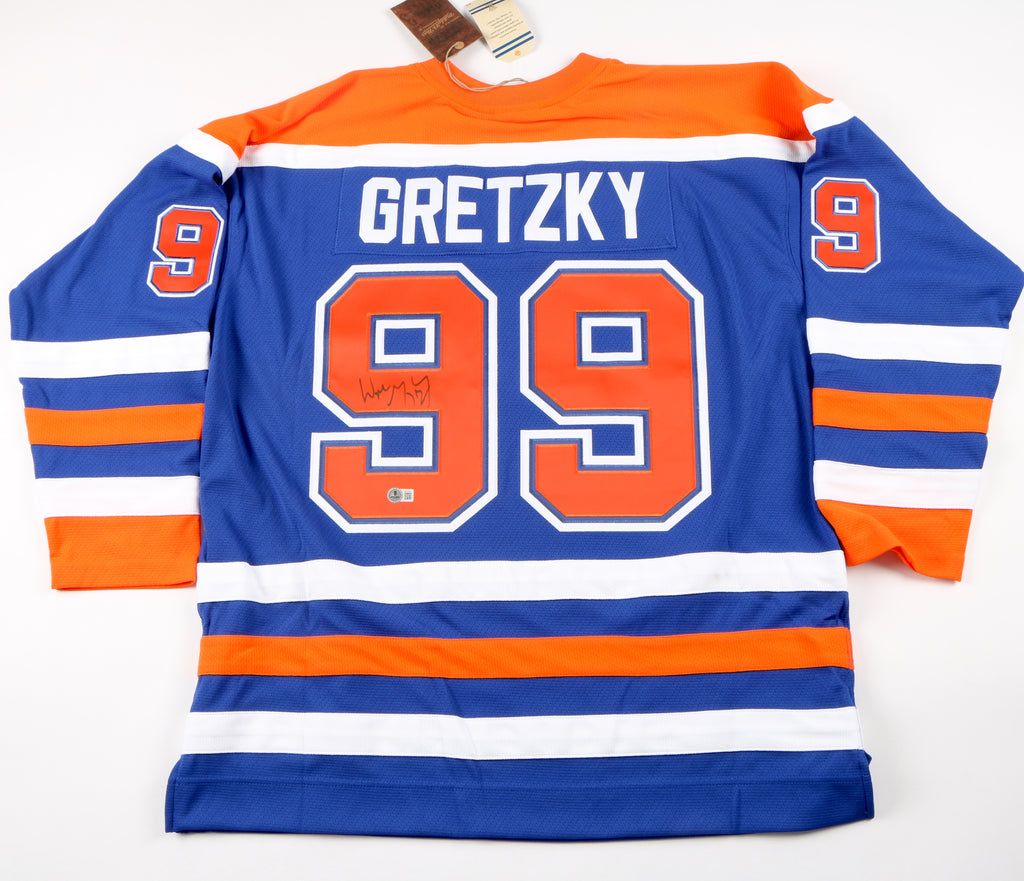 Wayne Gretzky Signed Jersey Edmonton Oilers Beckett COA