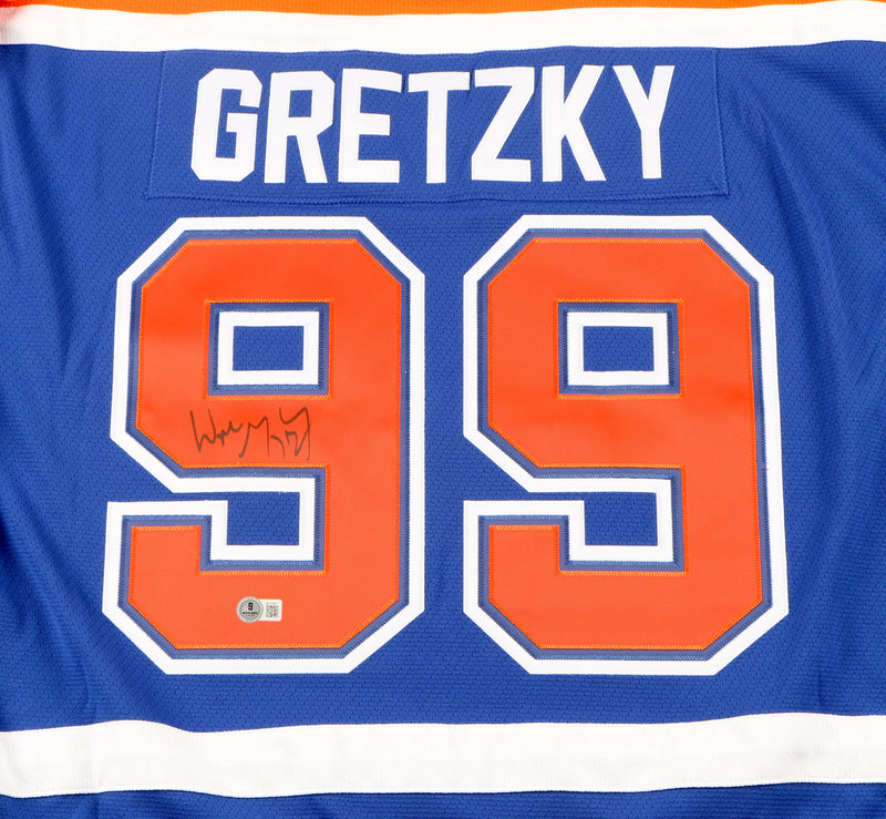 Wayne Gretzky Signed Jersey Edmonton Oilers Beckett COA