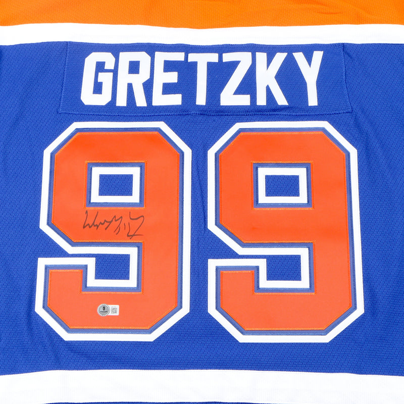 Wayne Gretzky Signed Jersey Edmonton Oilers - Beckett COA