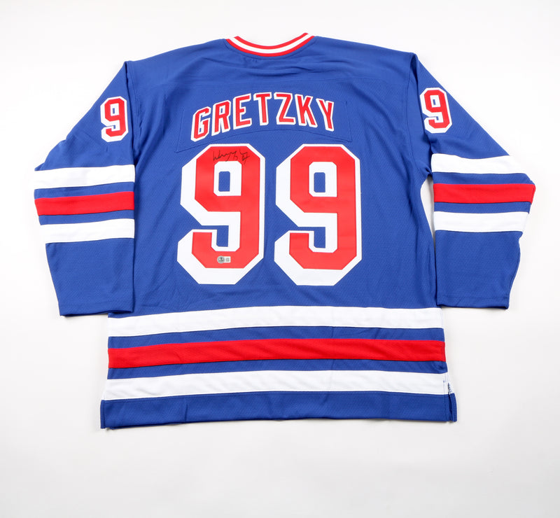 Wayne Gretzky Signed Jersey New York Rangers Beckett COA