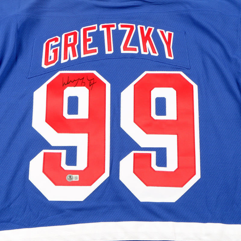 Wayne Gretzky Signed Jersey New York Rangers Beckett COA