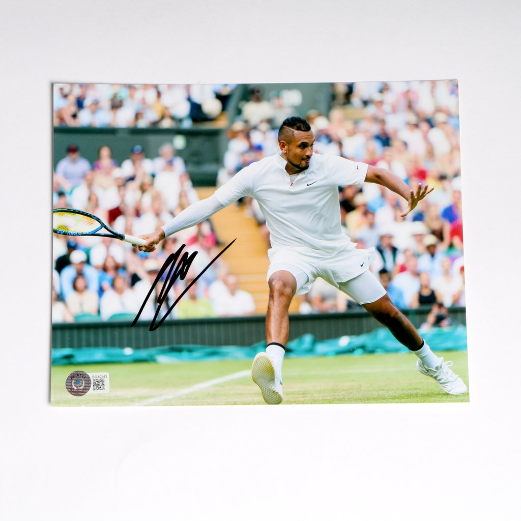 Nick Kyrgios Signed 8x10 Tennis Photo Beckett COA BG40243