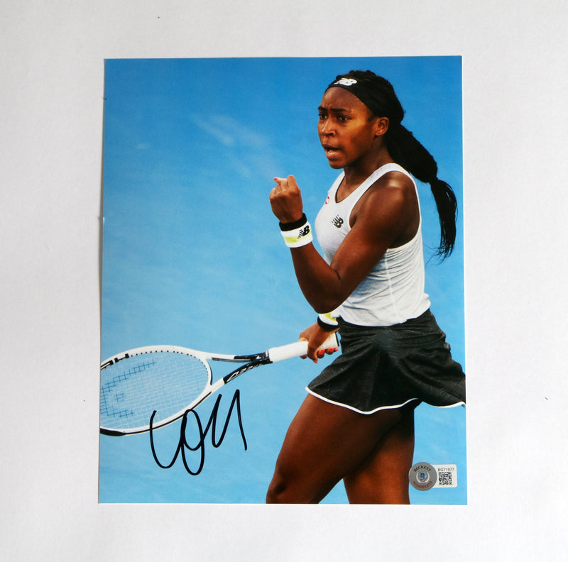 Cori Gauff Signed Photo 8x10 - Beckett COA BG71977