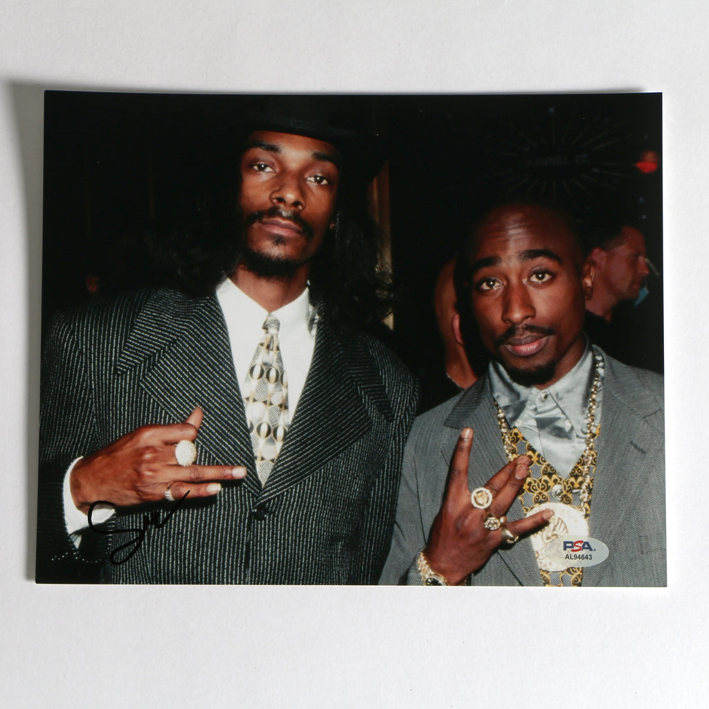 Snoop Dogg Signed Photo 8x10 PSA COA AL94643