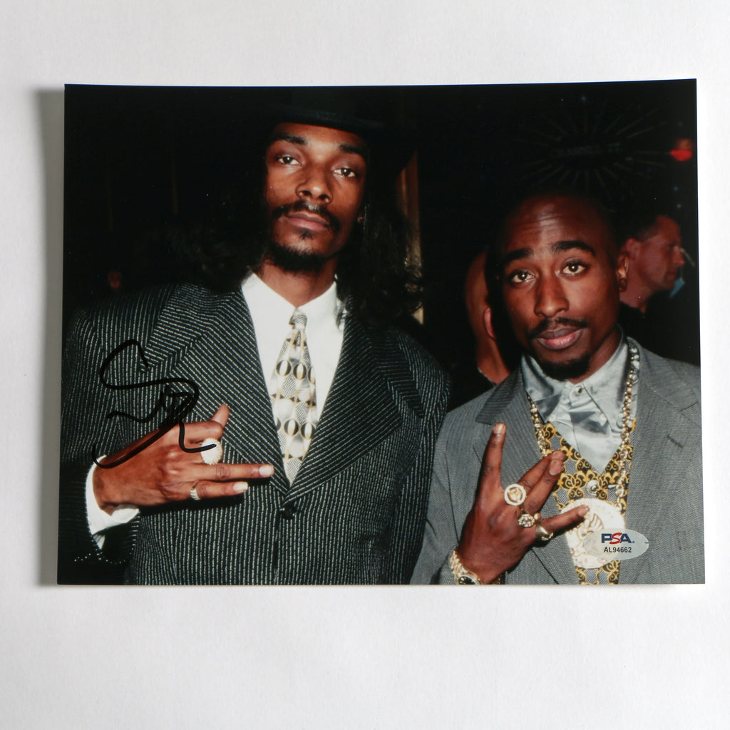 Snoop Dogg Signed Photo 8x10 PSA COA AL94662