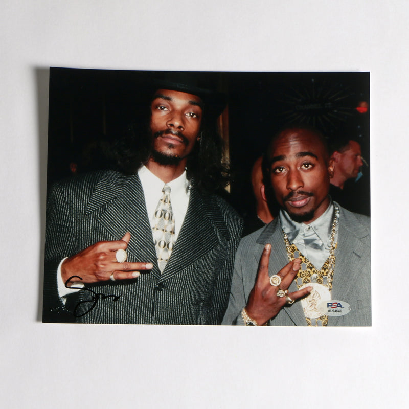 Snoop Dogg Signed Photo 8x10 PSA COA AL94640