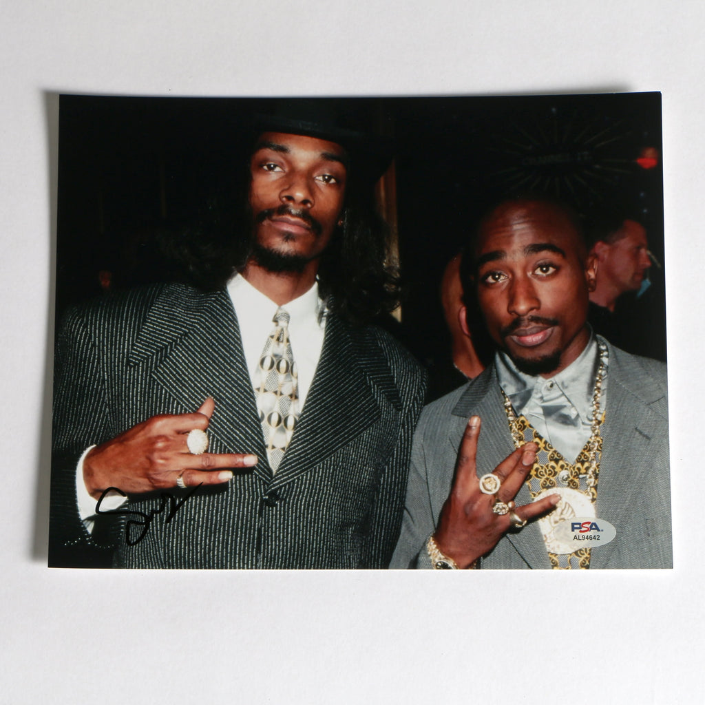 Snoop Dogg Signed Photo 8x10 PSA COA AL94642