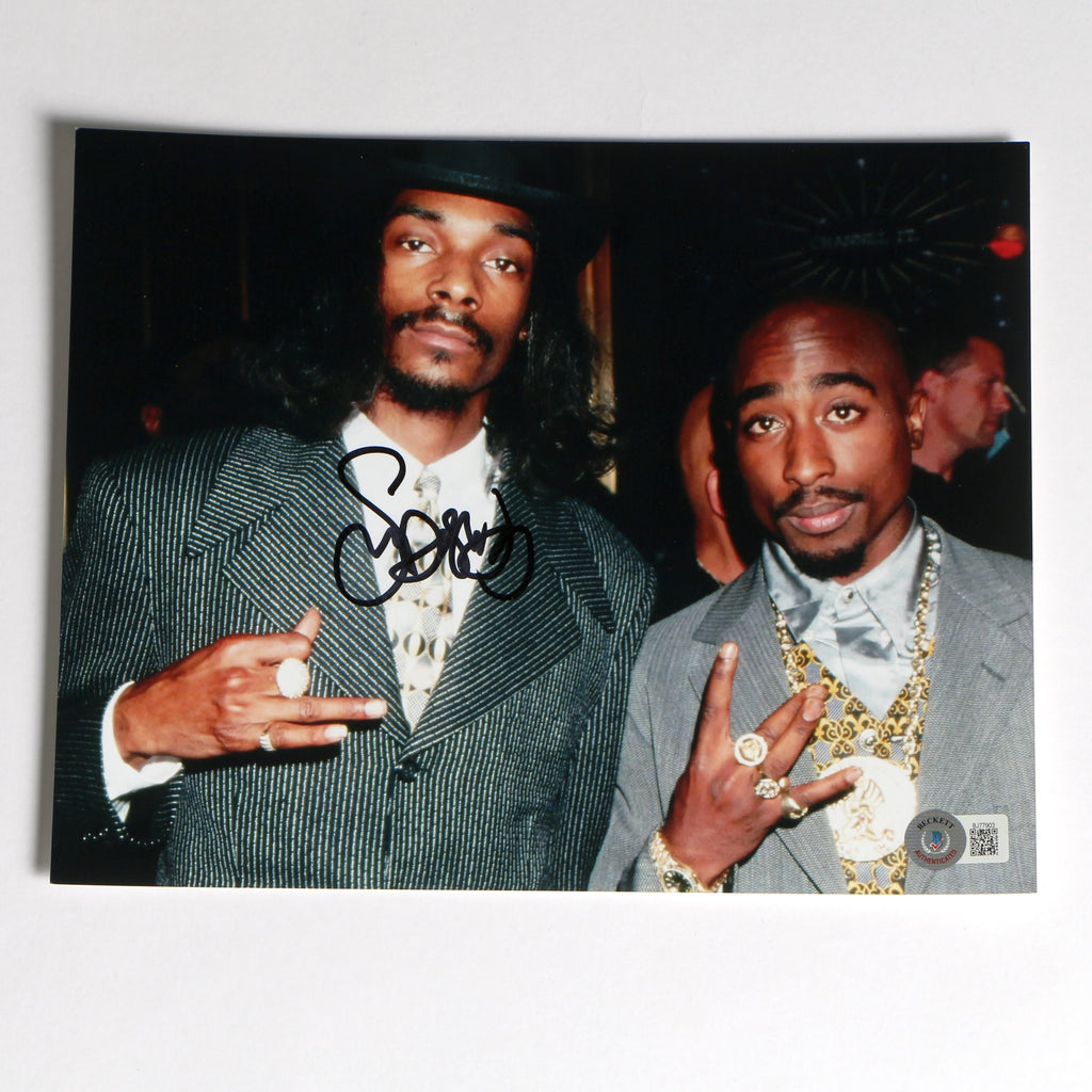 Snoop Dogg Signed Photo 8x10 Beckett COA BJ77903