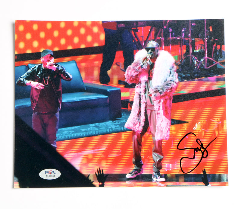 Snoop Dogg Signed Photo 8x10 PSA COA AL94634