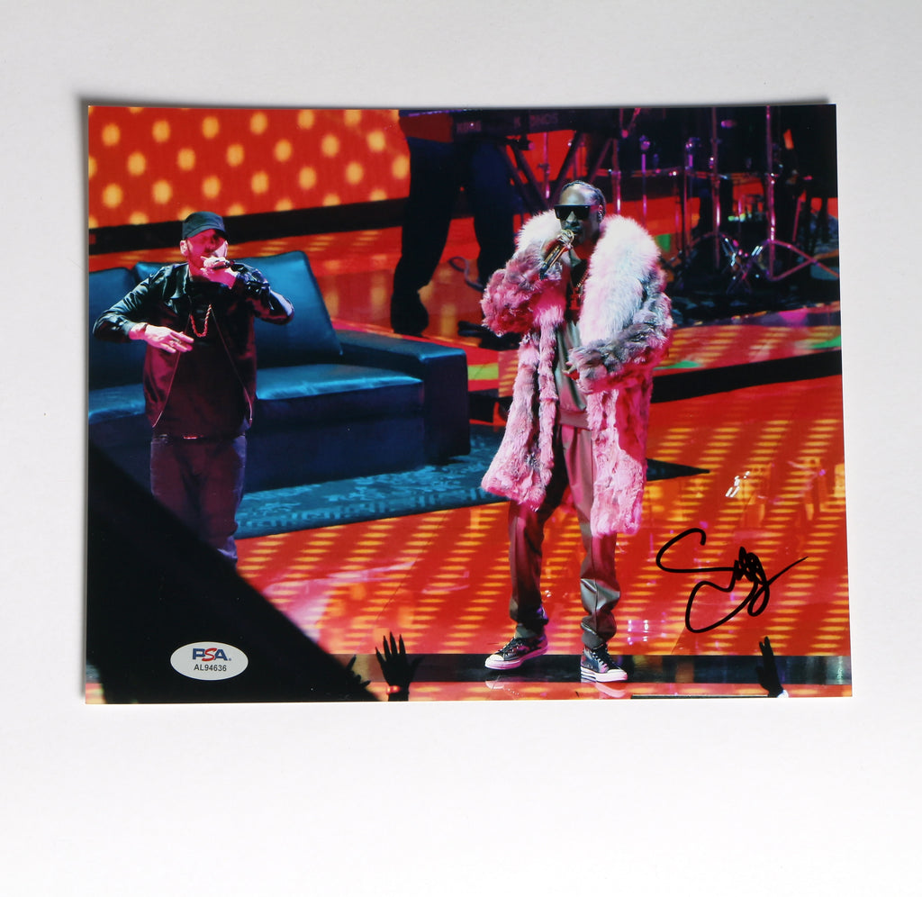 Snoop Dogg Signed Photo 8x10 PSA COA AL94636