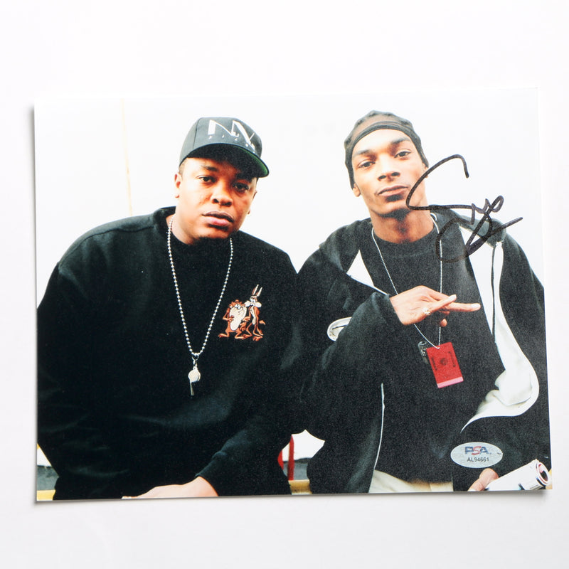 Snoop Dogg Signed Photo 8x10 PSA COA AL94661