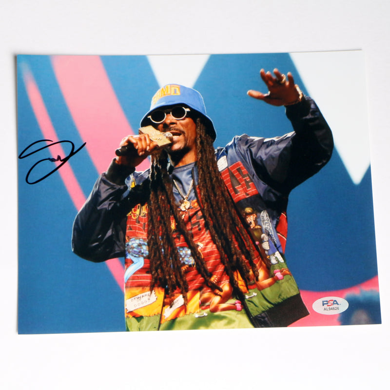 Snoop Dogg Signed Photo 8x10 PSA COA AL94626