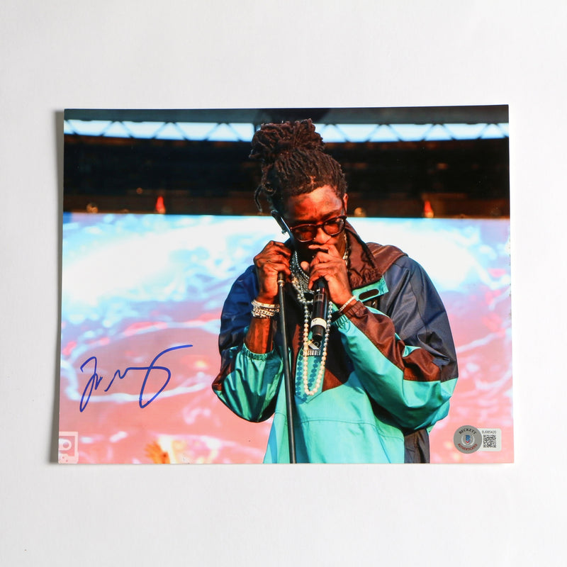 Young Thug Signed Photo 8x10 Beckett COA BJ085420