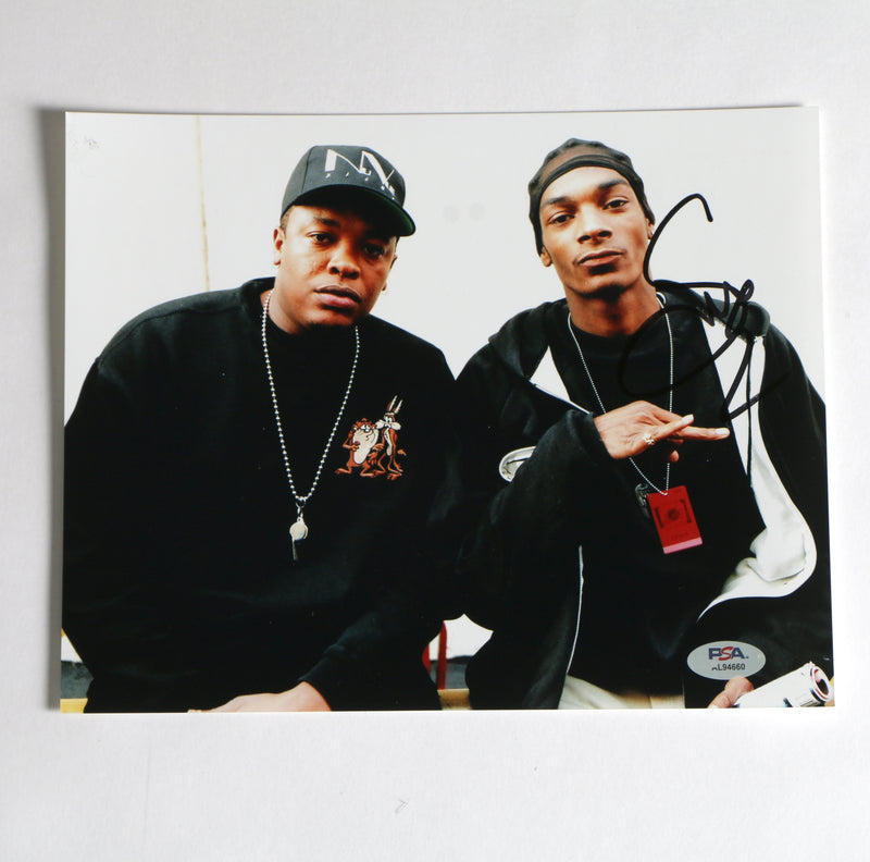 Snoop Dogg Signed Photo 8x10 PSA COA AL94660