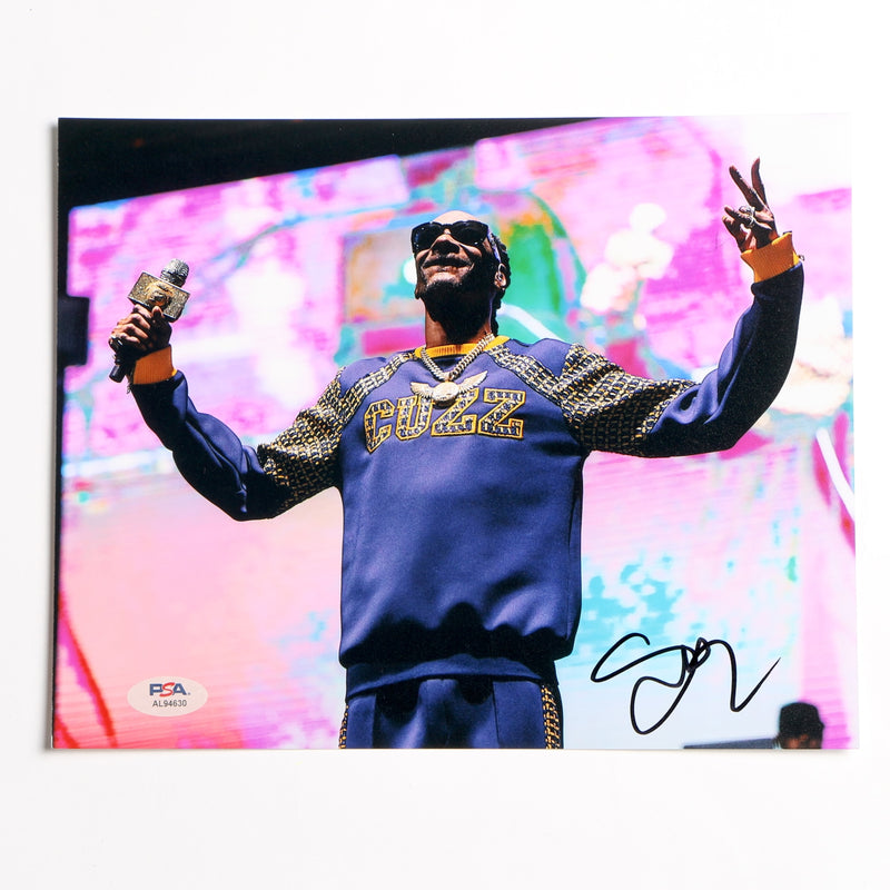 Snoop Dogg Signed Photo 8x10 PSA COA AL94630