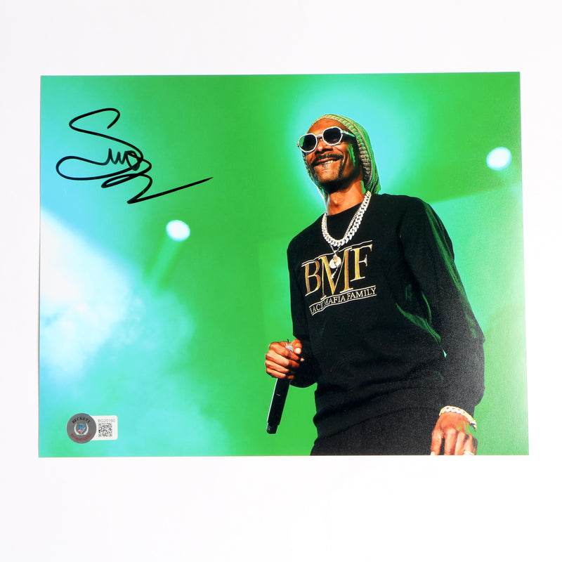 Snoop Dogg Signed Photo 8x10 Beckett COA BG20160