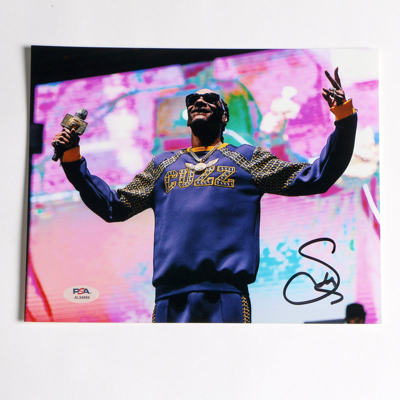 Snoop Dogg Signed Photo 8x10 PSA COA AL94694