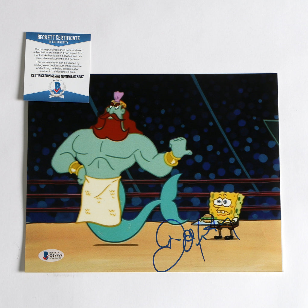 John O'Hurley Signed Photo 8x10 Spongebob - Beckett COA Q28987