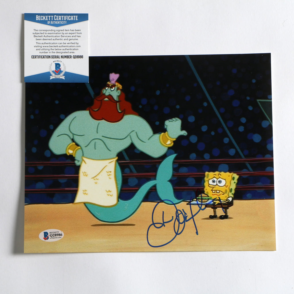 John O'Hurley Signed Photo 8x10 Spongebob - Beckett COA Q28986