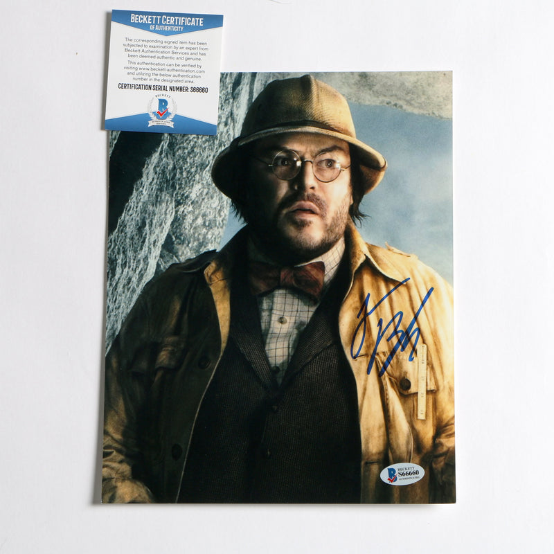 Jack Black Signed Photo Jumanji 8x10 Signed Beckett COA S66660