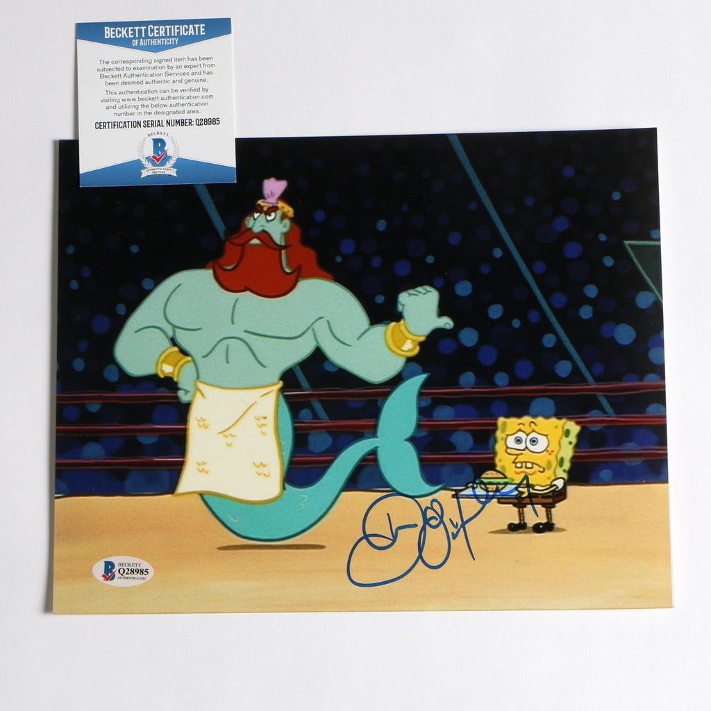 John O'Hurley Signed Photo 8x10 Spongebob - Beckett COA Q28985