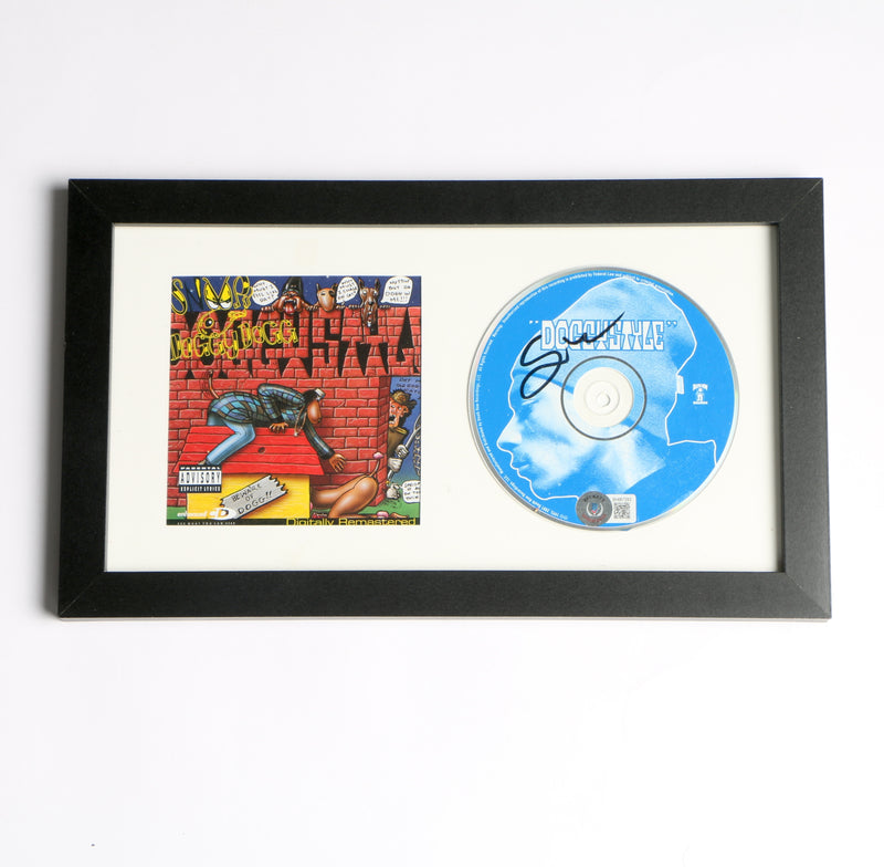 Snoop Dogg Signed CD Doggystyle Album Cover Framed Snoop Auto Beckett