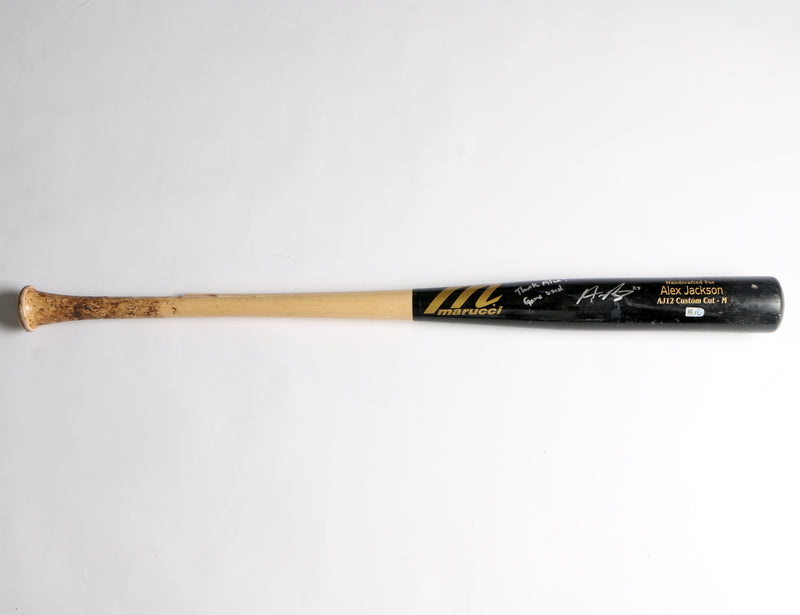 Austin Riley Signed Game Used Bat Atlanta Braves MLB Authentic Beckett