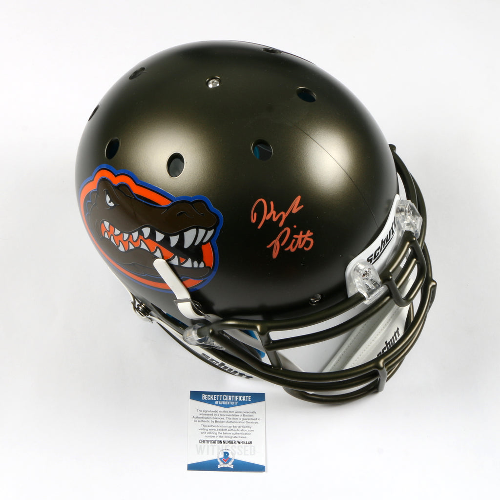 Kyle Pitts Signed Full Size Helmet Florida Gators Schutt Authentic