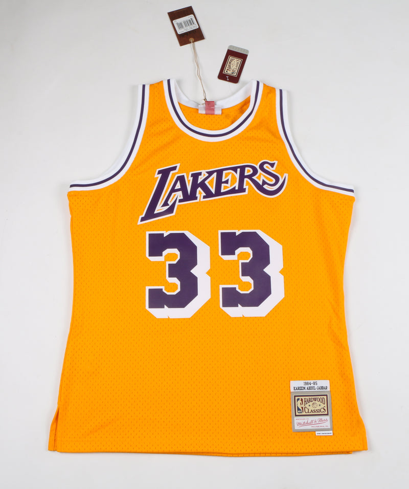 Kareem Abdul Jabbar Signed Los Angeles Lakers Jersey (Yellow